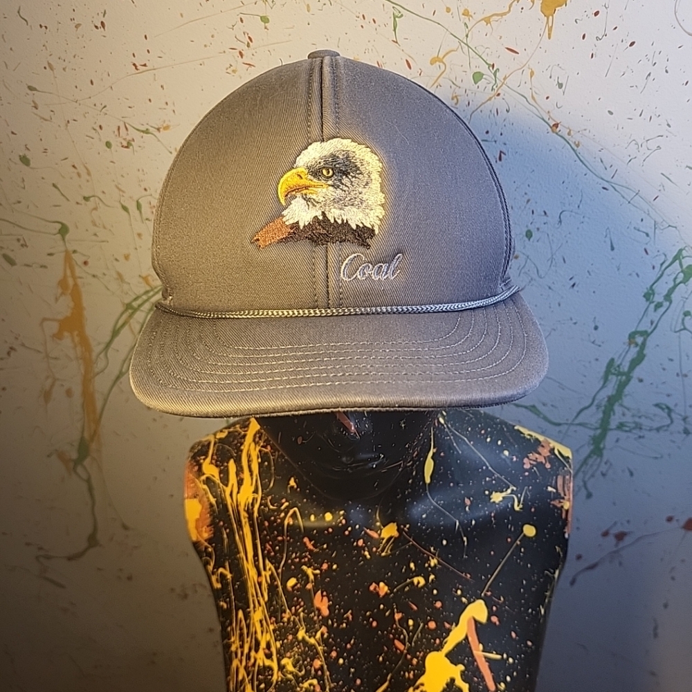 Coal Headwear Eagle Cap Gray Snapback